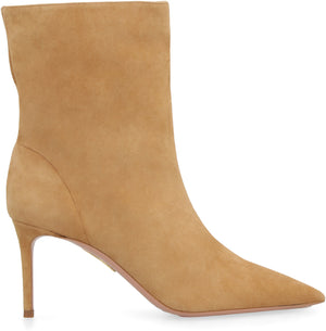 Matignon suede pointy-toe ankle boots-1